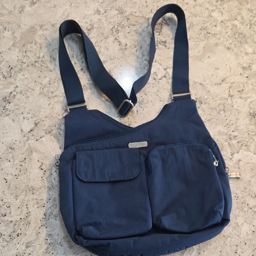 Baggallini Denim Blue Crossbody Bag